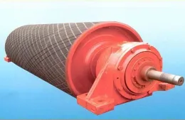 drawing conveyor belt drive pulleys