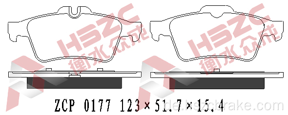 FMSI D1095 Auto Keramikbremspad für Ford