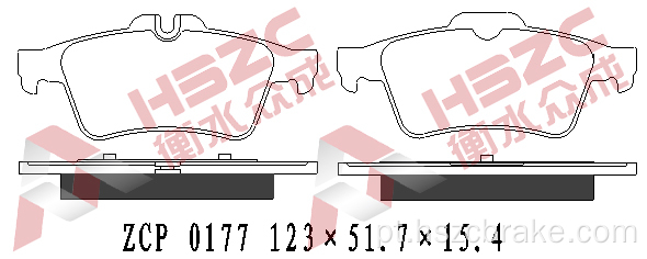 FMSI D1095 PAT CERAMICA DE CERAMICA DE CARRO PARA FORD