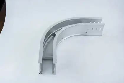Aluminum alloy cable trunking round bend accessories