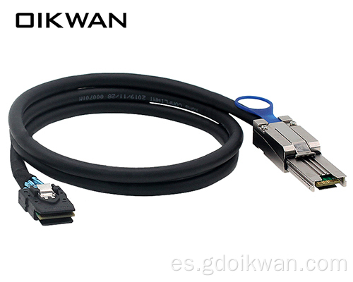 Minisas SFF-8087 36p a SFF-8088 26p