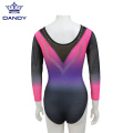 long sleeves quick-drying black leotard for child