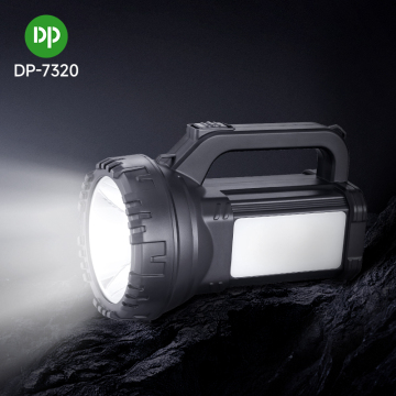 Rechargeable LED Searchlight with Side Emergency Light