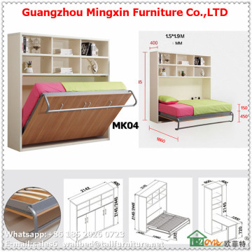 High quality multifunctional transformable bed wall folding bed cum beds