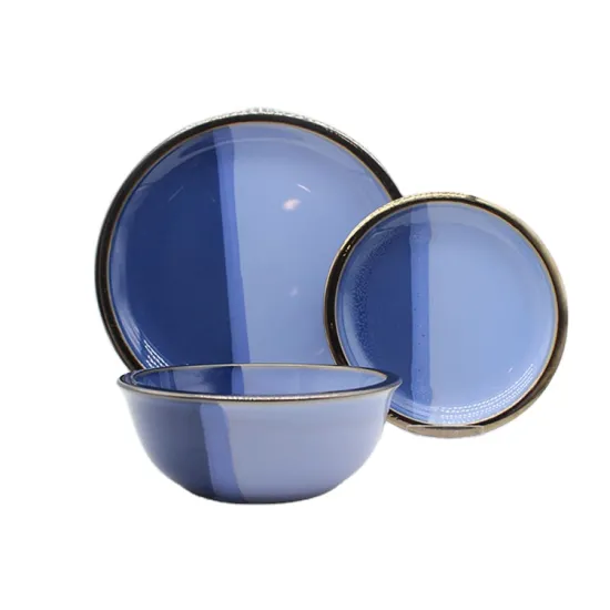 High-quality best-selling 16-piece stoneware round