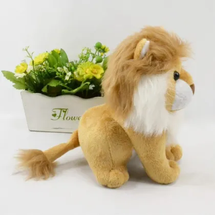 China kid toys customize adorable wild animal stuffed plush roaring lion toys