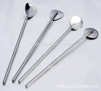 8 Stainless Steel Wide Smoothie Straws - CocoStraw Large Straight Frozen Drink Straw - 4 Pack - Reusable Straight Drinking Straw