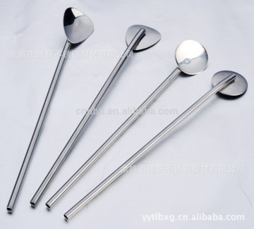 8 Stainless Steel Wide Smoothie Straws - CocoStraw Large Straight Frozen Drink Straw - 4 Pack - Reusable Straight Drinking Straw
