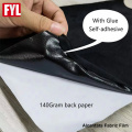 self adhesive Velvet suede fabric film