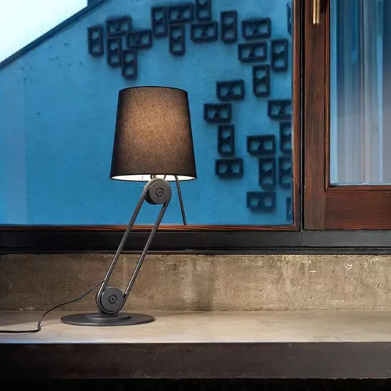 Modern Indoor Big Floor Lamp with Fabric Shade for Living Room and Hotel
