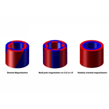 radially magnetized ring magnets