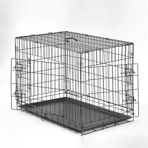 Collapsible Wire Dog Crate – 18"/24"/30"/36"/42"/48" Sizes