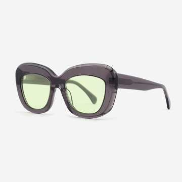 Retro Oversize Acetate Female Sunglasses