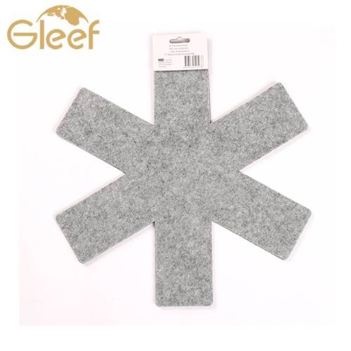 kitchen hot pan mat felt polyester pan protector