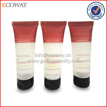 hotel shampoo tube plastic cosmetic packaging tube for hotels
