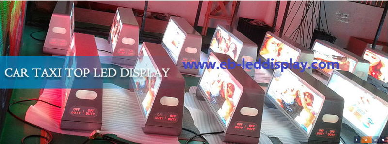 P5mm Taxi Car LED for Dynamic Advertising (video LED display screen)