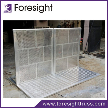 Retractable Aluminium Crowd Barriers For Concert