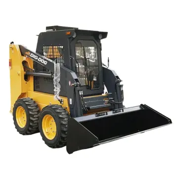 China Manufacturer Diesel Small Wheel Track Mini Skid Steer Loader CE EPA