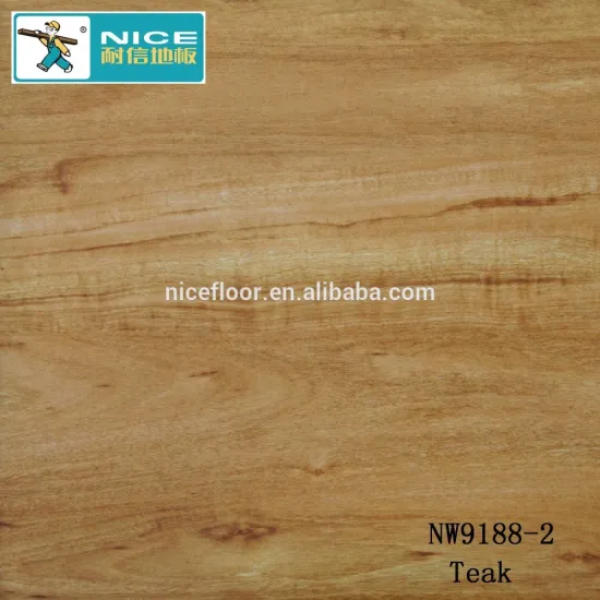 Teak LAMINATE WOOD FLOORING HDF core engineered wood floos