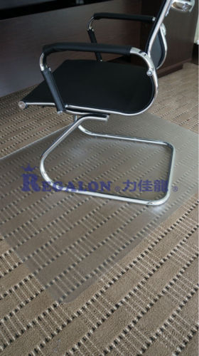 Anti-slip protective polycarbonate floor mat/chair mat