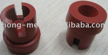 butyl rubber stopper/closure for PET tube---16mm red