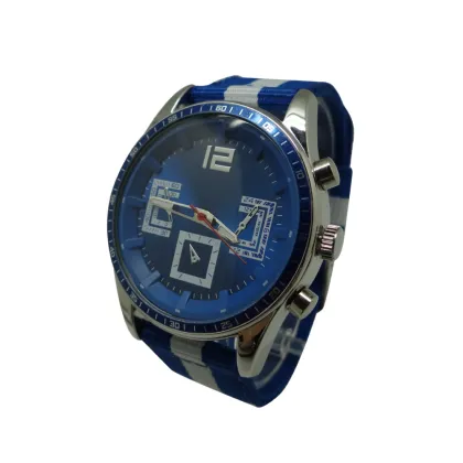 factory OEM design new men watch, nylon band six hands quartz men watch