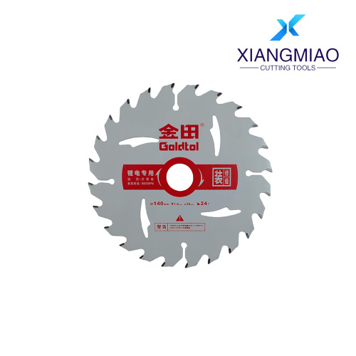 Hoja de sierra circular TCT inalámbrica Goldtol (140 mm, 24 dientes)