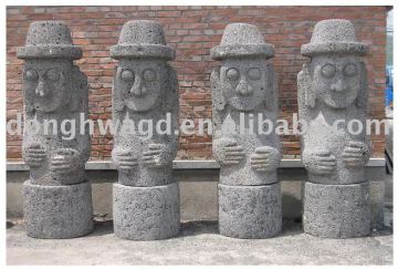 basalt stone statue
