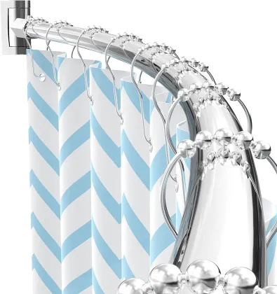 Adjustable Curved Shower Curtain Rods & Wholesale Bathroom Curtain Poles