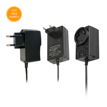 12V 1A Wall Mount AC DC Power Adapter for Home Appliances, Laptops, and LED Lighting