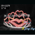 Wholesale Rhinestone Heart Pageant Valentine'S Day Crown