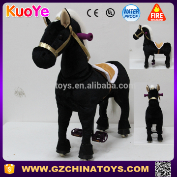 wholesale price mechanical animal horse ride toy horse on wheels for kids