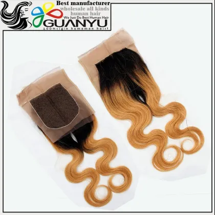 Hot sale 7A body wave hair malaysian body wave silk base closure wholesale