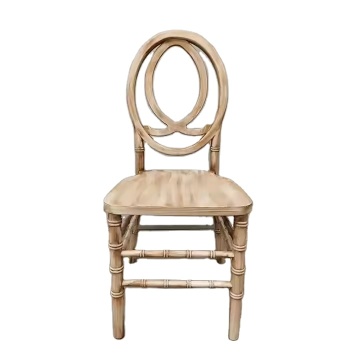 Hot Sale Antique Limewash Wooden Phoenix Chair for Wedding Rentals