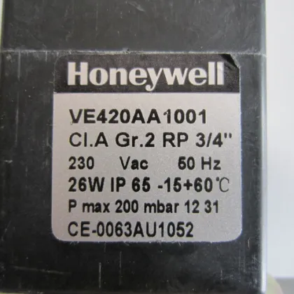 Honeywell VE400AA Series Solenoid Gas Valves