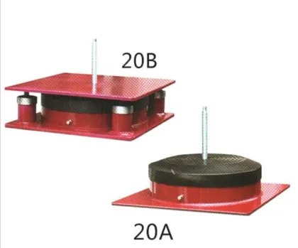 Inflatable shock-absorbing pads for press machine tools