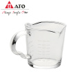 Round Glass Measuring Cup Transparent Cup Liquid Measure