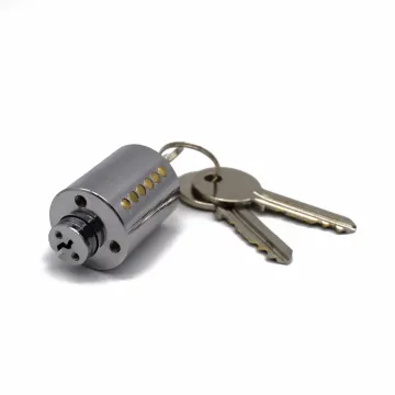 Brass pin mortise rim lock cylinder chrome plated cylinder