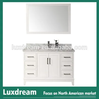 30'' living room bathroom furniture cabinets with marble top
