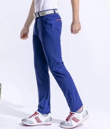 Custom Breathable Quick-Dry Polyester Stretch Golf Pants for Men