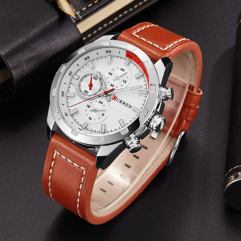 chronograph curren quartz watchs made in prc