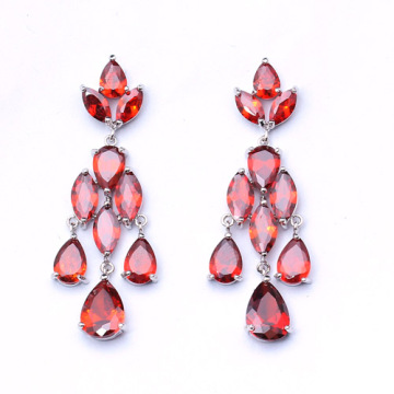 En trendy beyaz altın kızlar için 2012 küpe dangling