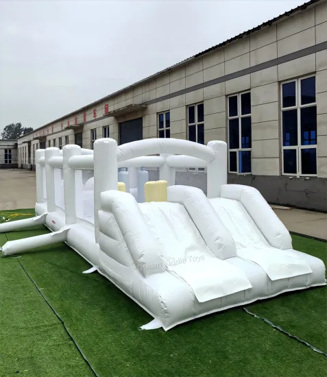 Inflatable Obstacle Slides Playground: Bouncy Castle Sport Arena for Kids