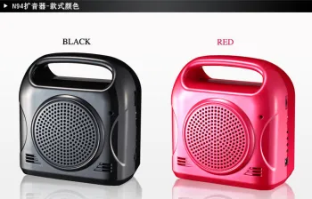 USB TF card music speaker amplifier microphone remote contro, microphone,audio amplifier, megaphone l N94