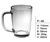 glass cup with artistic designs