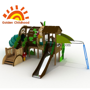 Peralatan Playground Slide Combination Outdoor Playground