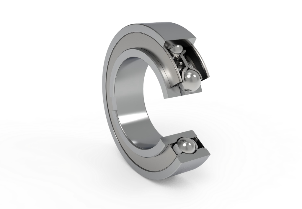 بلبرینگ شیار عمیق تک ردیفی با حلقه آب بندی