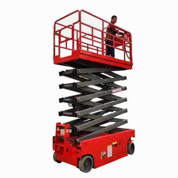 Platform kerja udara mudah alih LIFT Hidraulik Cargo Ladder Ladder Ladder