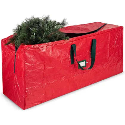 Waterproof Christmas Tree Storage Bag: Durable 7.5ft Tree Oxford Duffle for Safe Holiday Storage