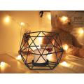 Geometric Tealight Candle Holder Decor for Table Centerpiece